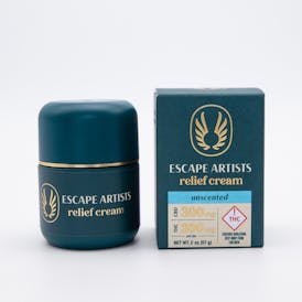 Escape Artists 1:1 Relief Cream - Unscented - (300mgTHC/300mg CBD)
