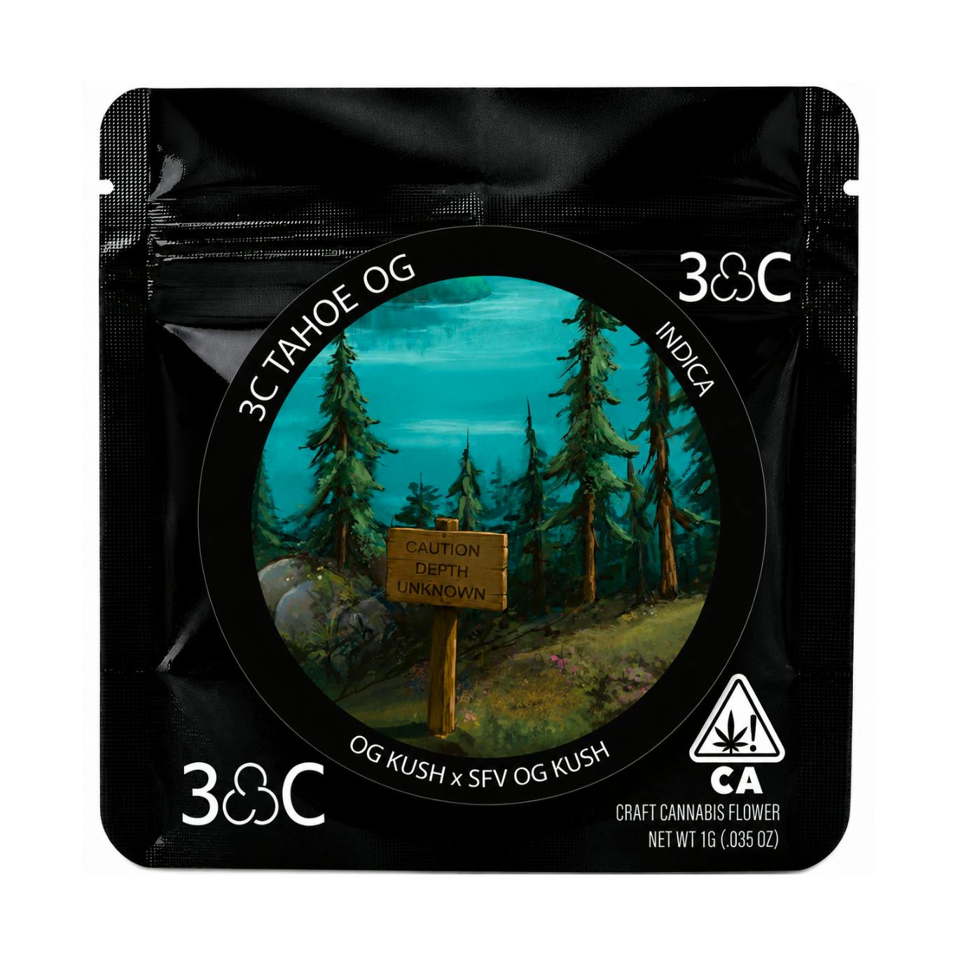 3C | Tahoe OG | 1 Gram Pouch