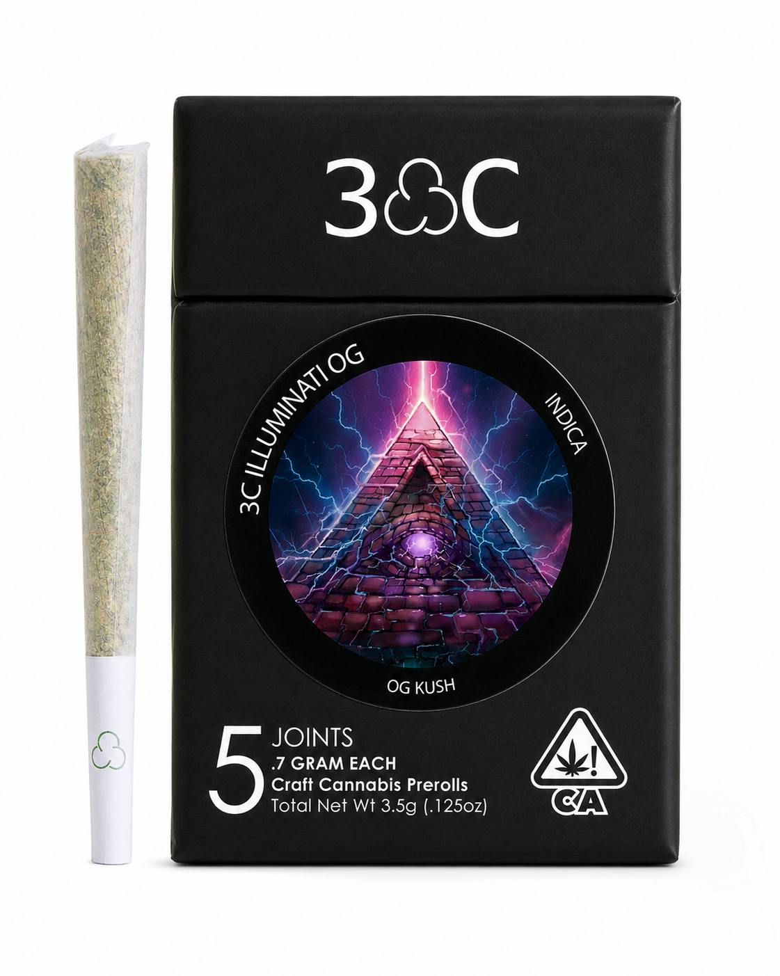 3C | Illuminati OG | Prerolls 5pk - 3.5g