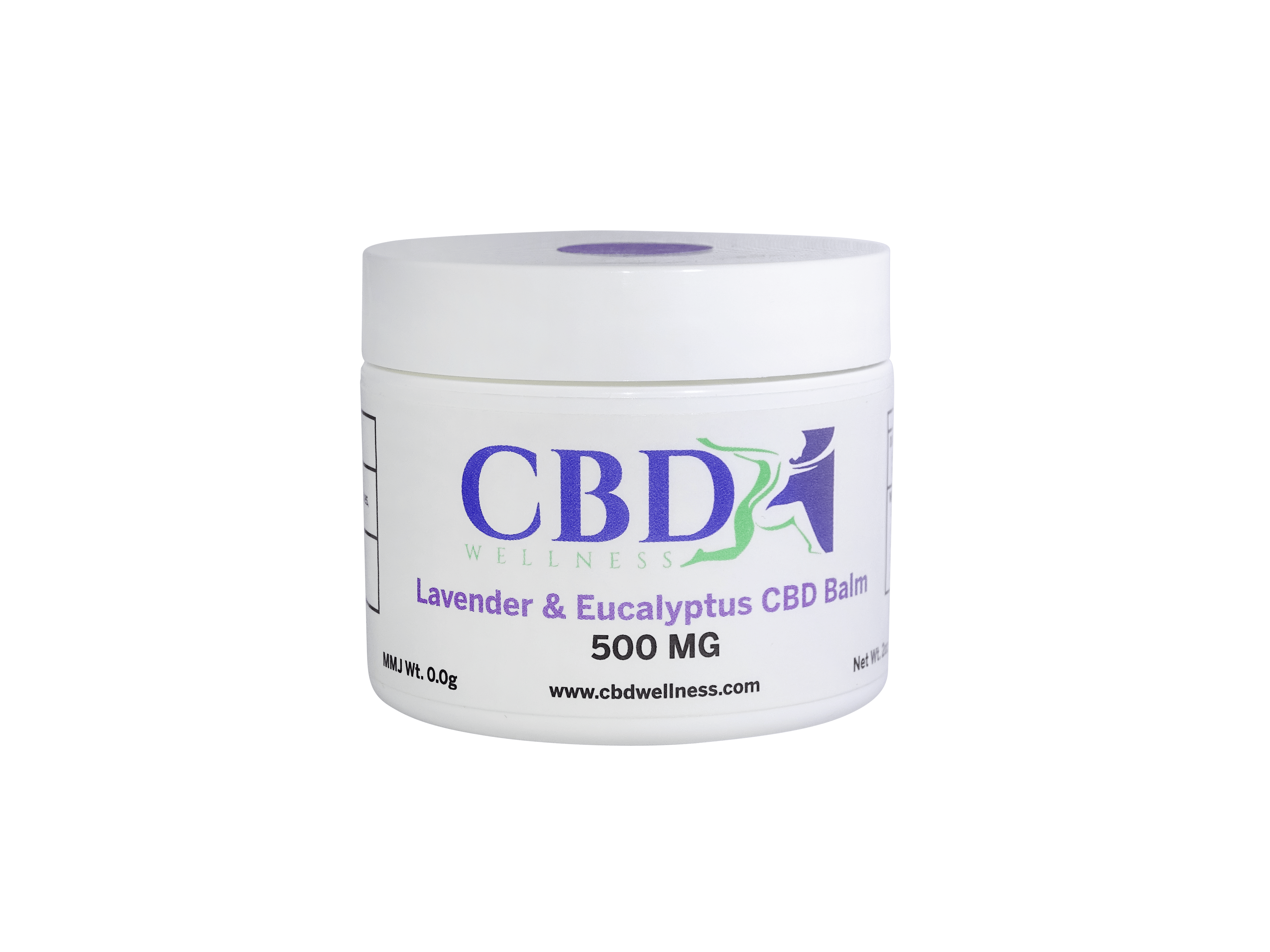 CBD Wellness 2oz 500mg Lav. & Eucal. Balm
