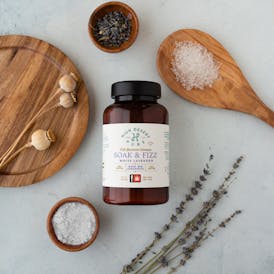 White Lavender Soak & Fizz (400 mg)