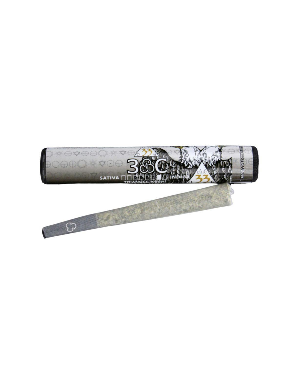 3C | Club 33 OG Preroll - 1g
