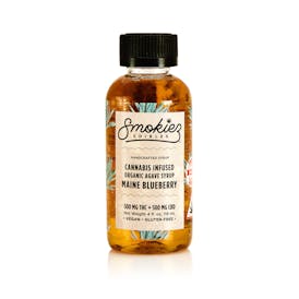 MAINE Blueberry THC:CBD 1:1 Infused Agave Syrup - 500mg THC:500mg CBD - ME