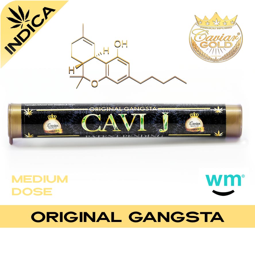 Cavi J | Infused Pre-roll | Original Gangsta | 1.3g