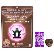Emerald Sky Milk Chocolate Peanut Butter Cups - Indica 100mg 20pk