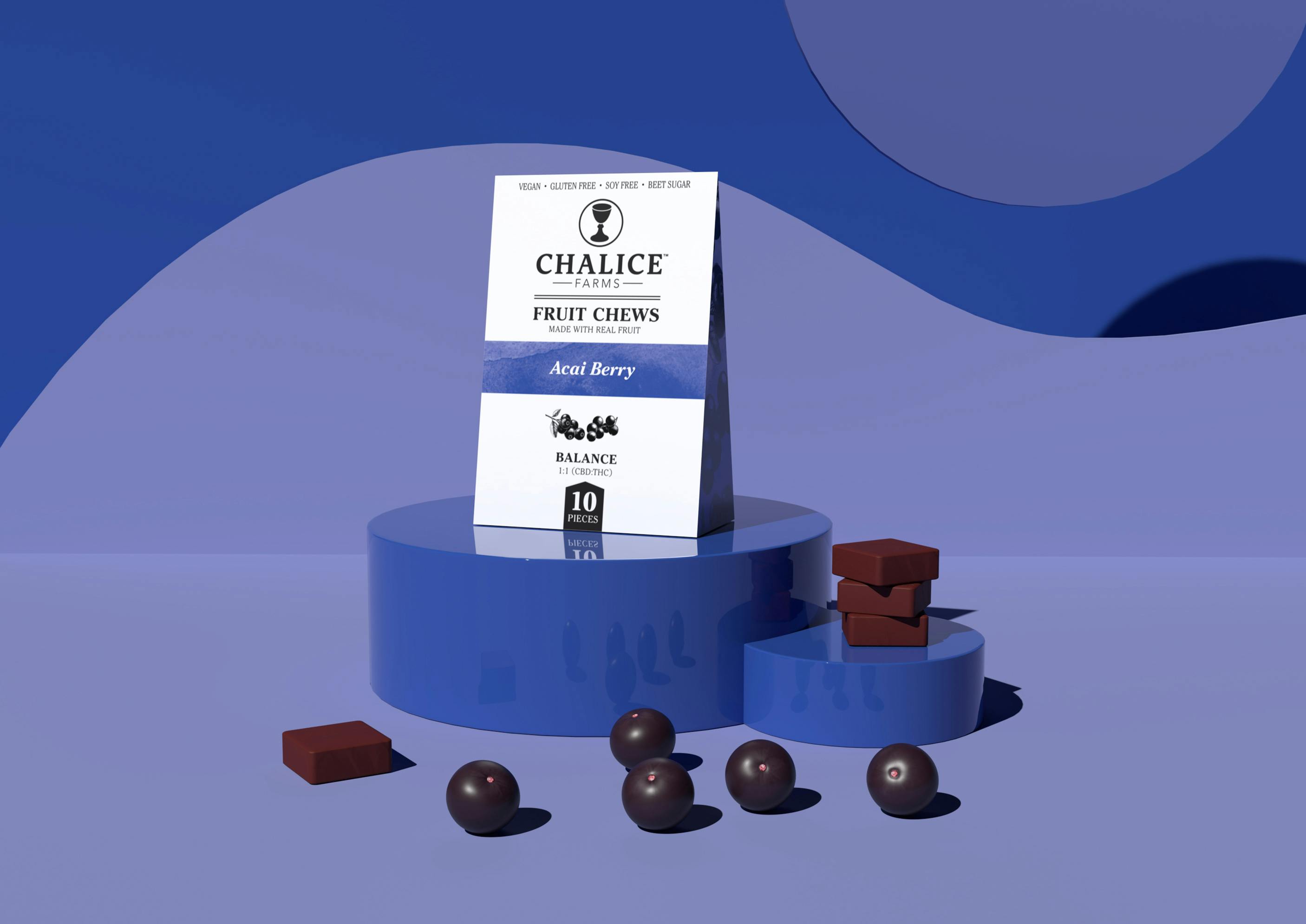 Acai Berry Fruit Chews: 1:1 Balance