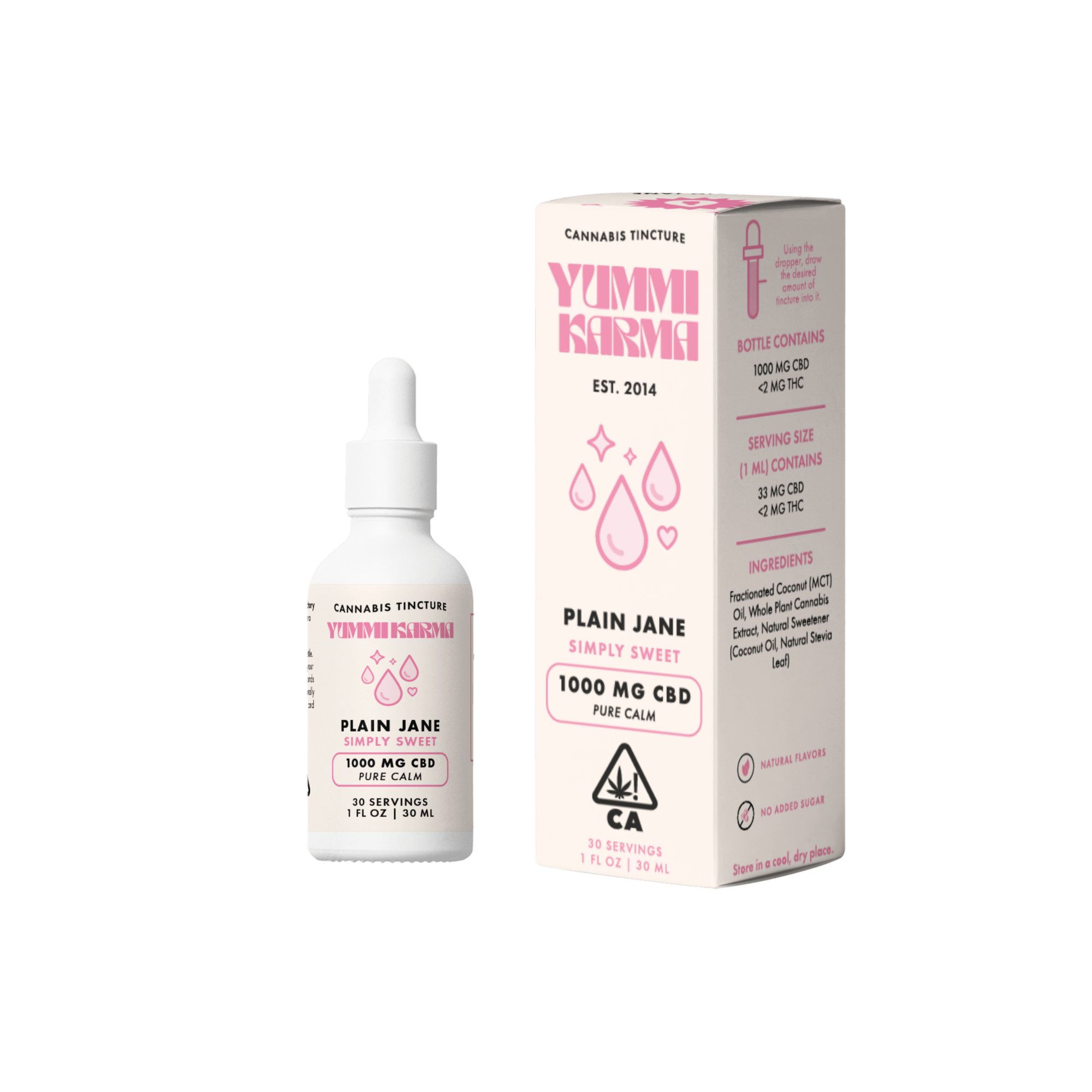 Yummi Karma Drops - Plain Jane 1000mg CBD