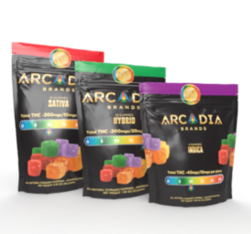 Gummies - 10 pack - 100 mg Total - Hybrid