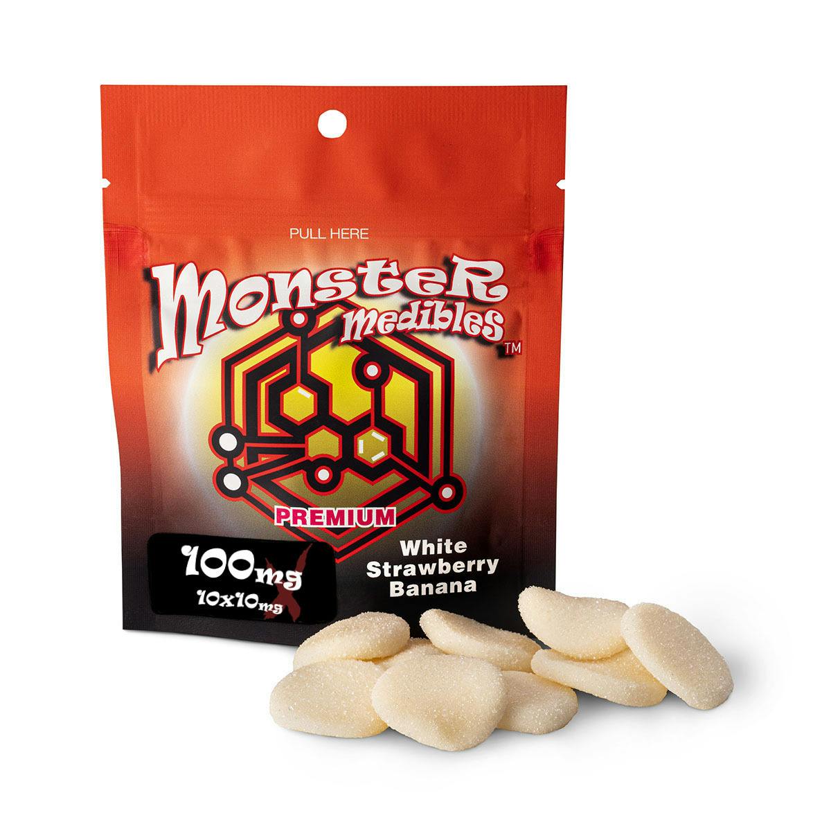 White Strawberry Banana Gummy (10x10)
