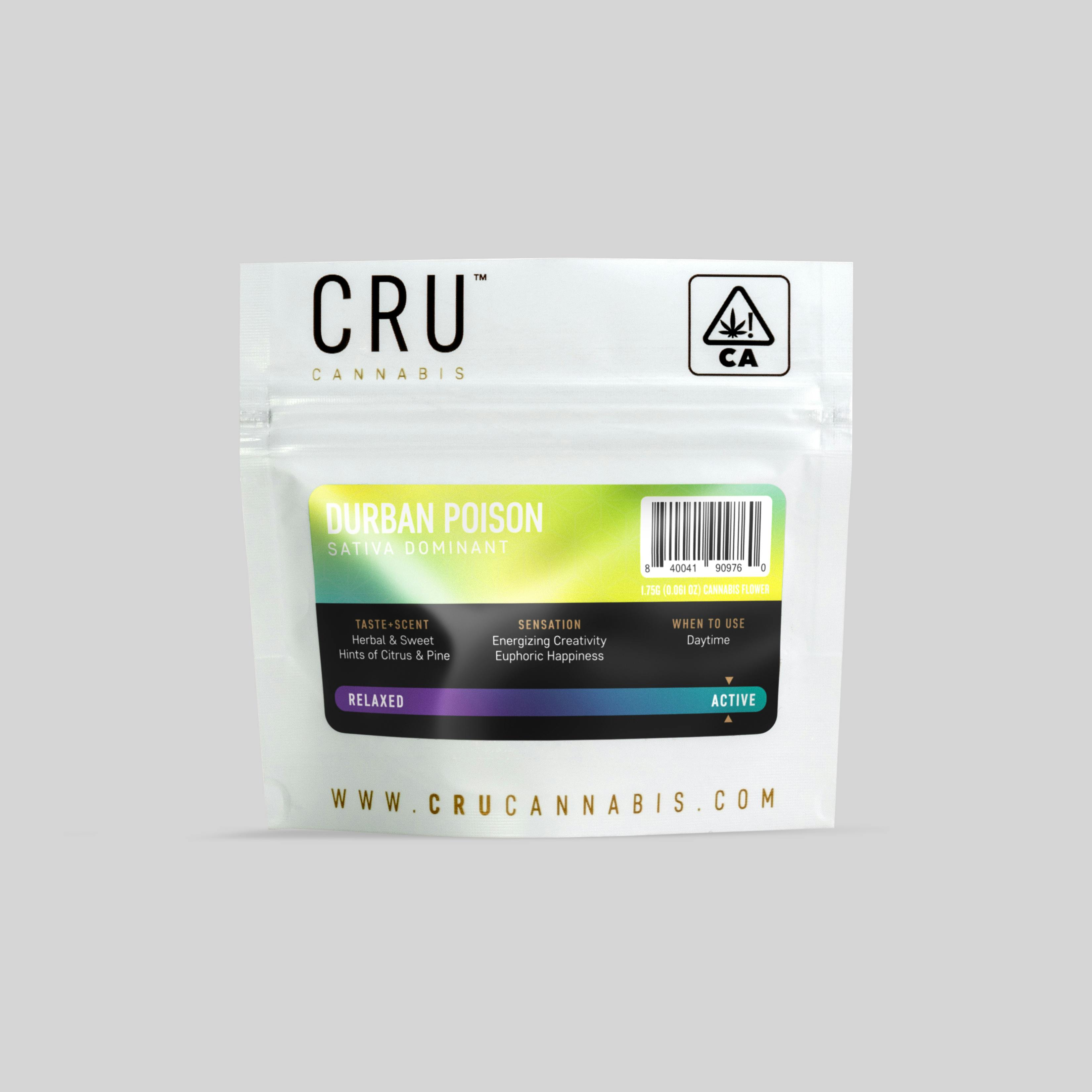 Durban Poison (1.75 Grams) - CRU Cannabis