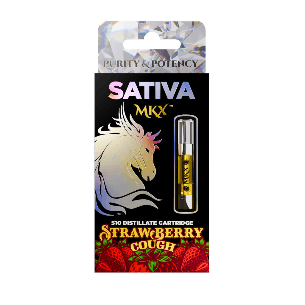 HHC Vape Cart - 900mg - Strawberry Cough - Sativa - 1ml