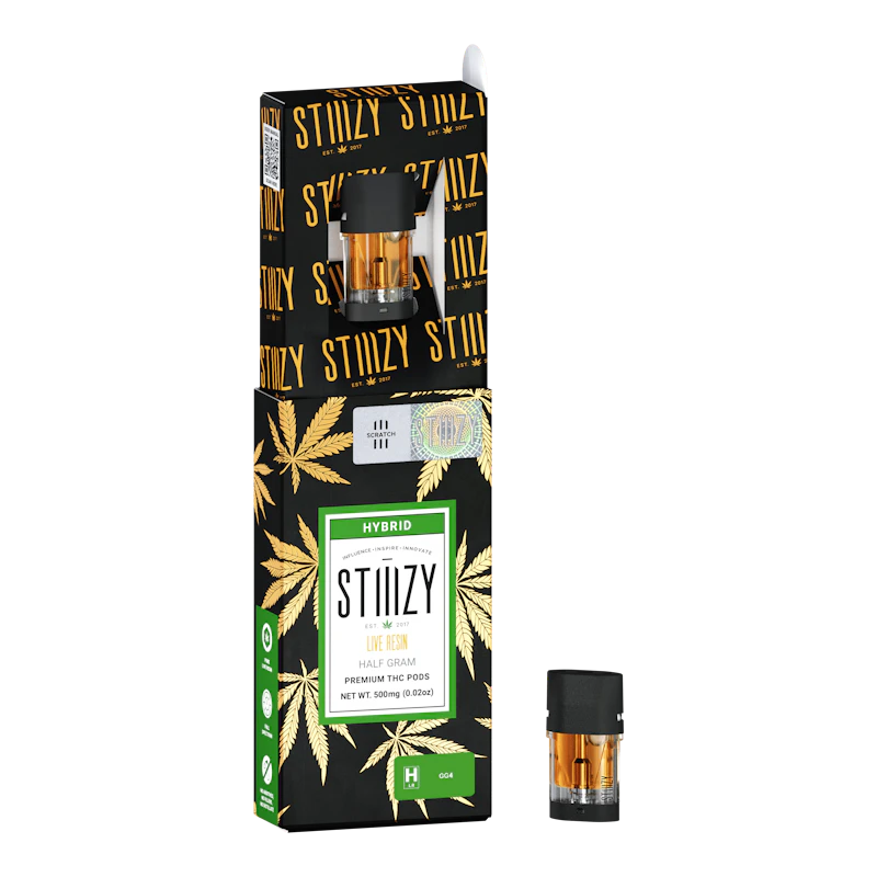 STIIIZY Vape Cartridge - GG4 .5G Live Resin Pod - STIIIZY, Cartridges
