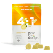Lemon Gummies - 4:1 CBD:THC - 25mg - Care by Design