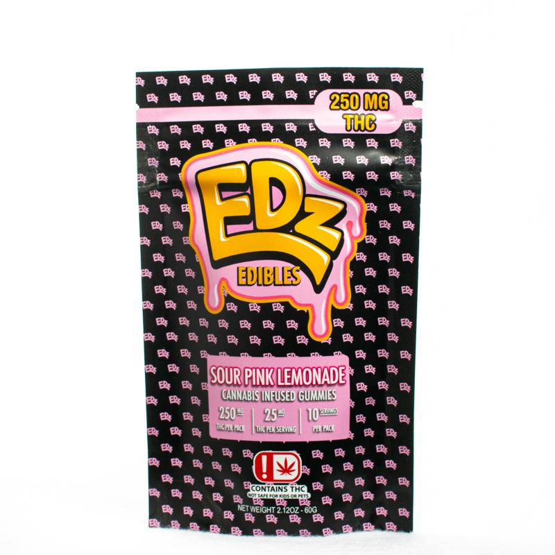 Sour Pink Lemonade Gummies - 250mg THC