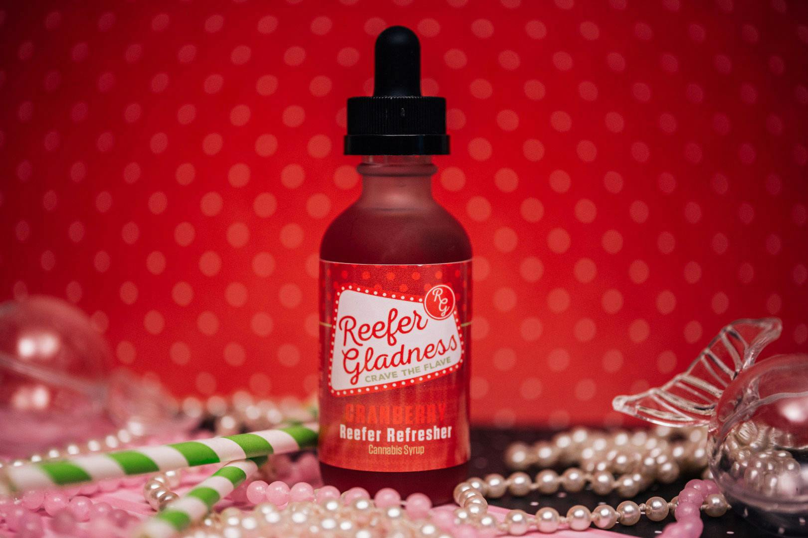 Reefer Gladness Refreshers (100mg) Cranberry at PurLife Dispensary - T or C