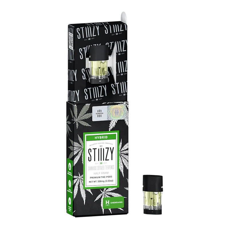 STIIIZY Vape Cartridge - CHEMDAWG .5G CDT Pod - STIIIZY, Cartridges