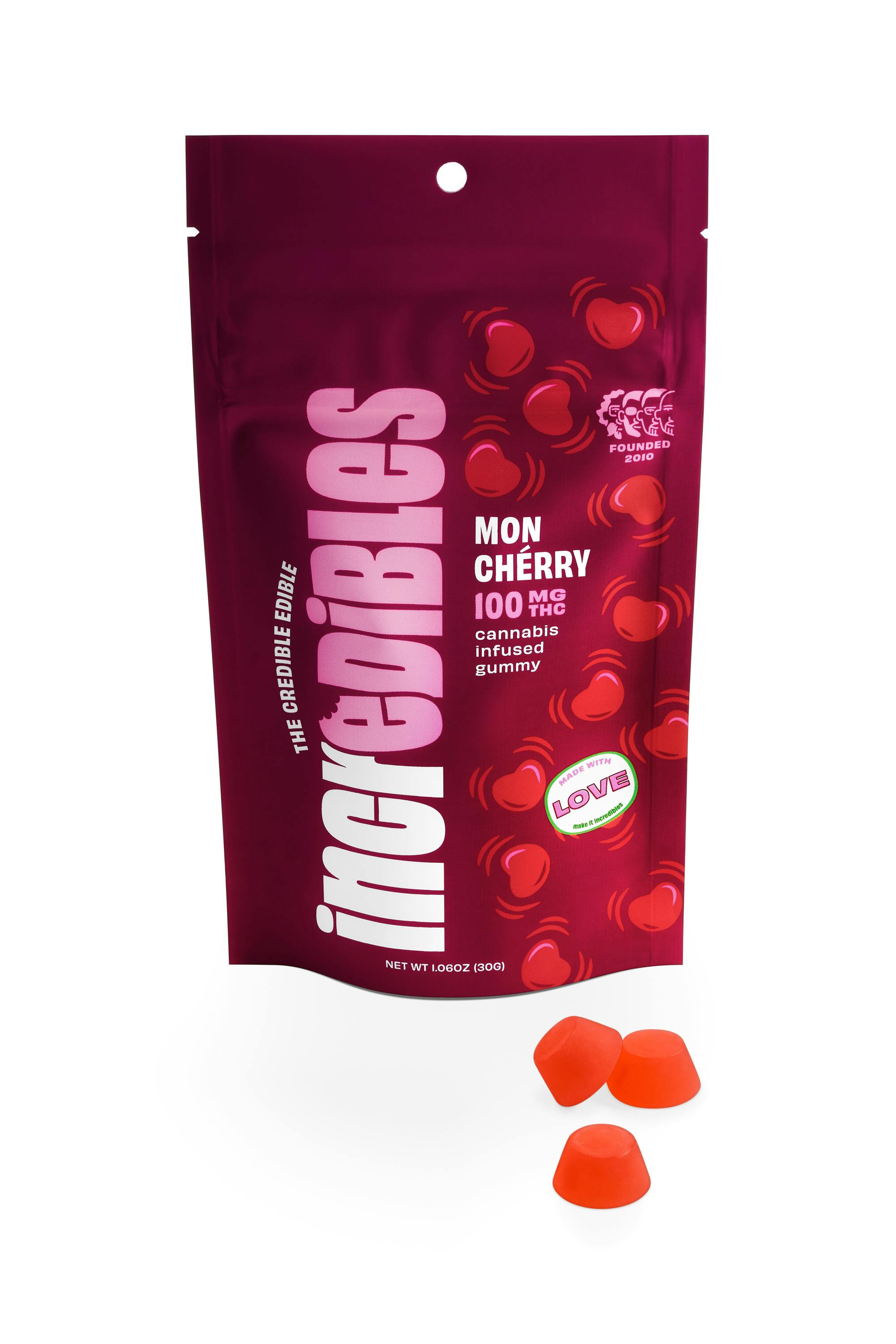 incredibles - Mon Cherry - Gummies - 100mg - 10pk by Incredibles