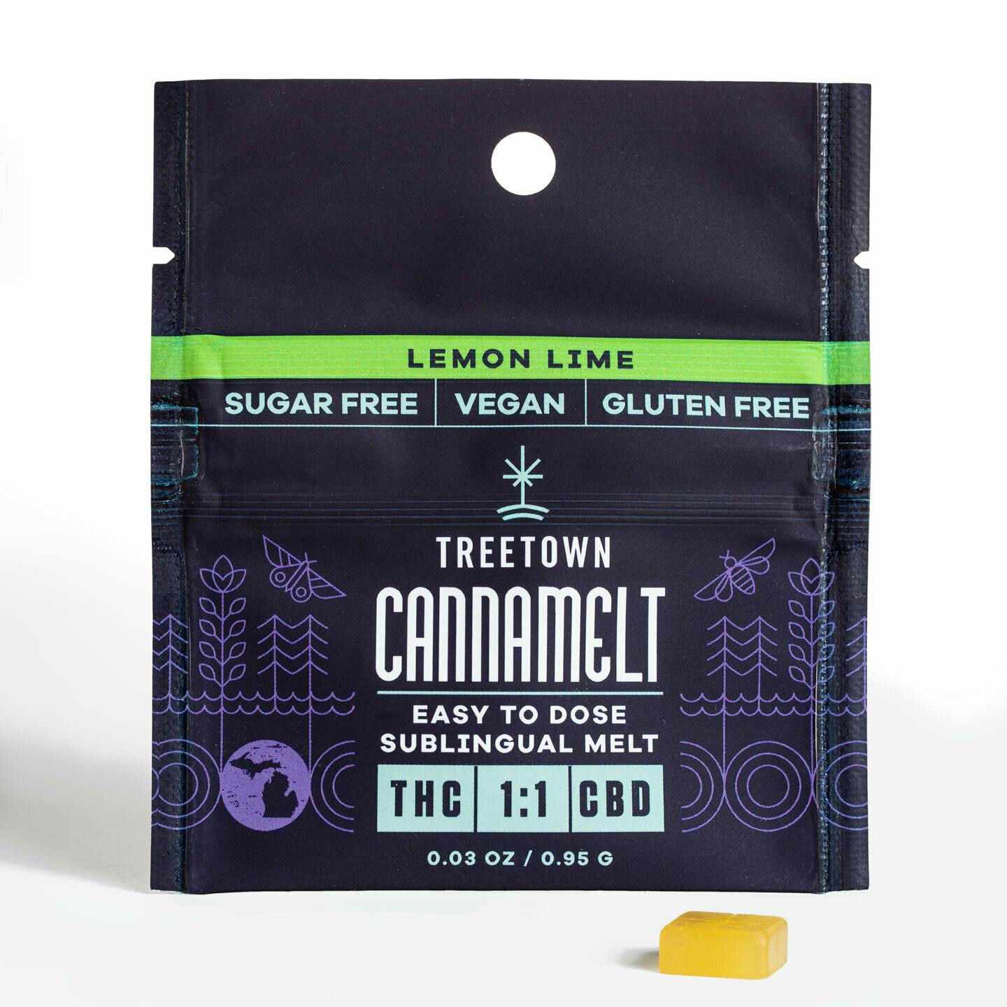 Treetown 1:1 THC:CBD Cannamelt - Lemon Lime
