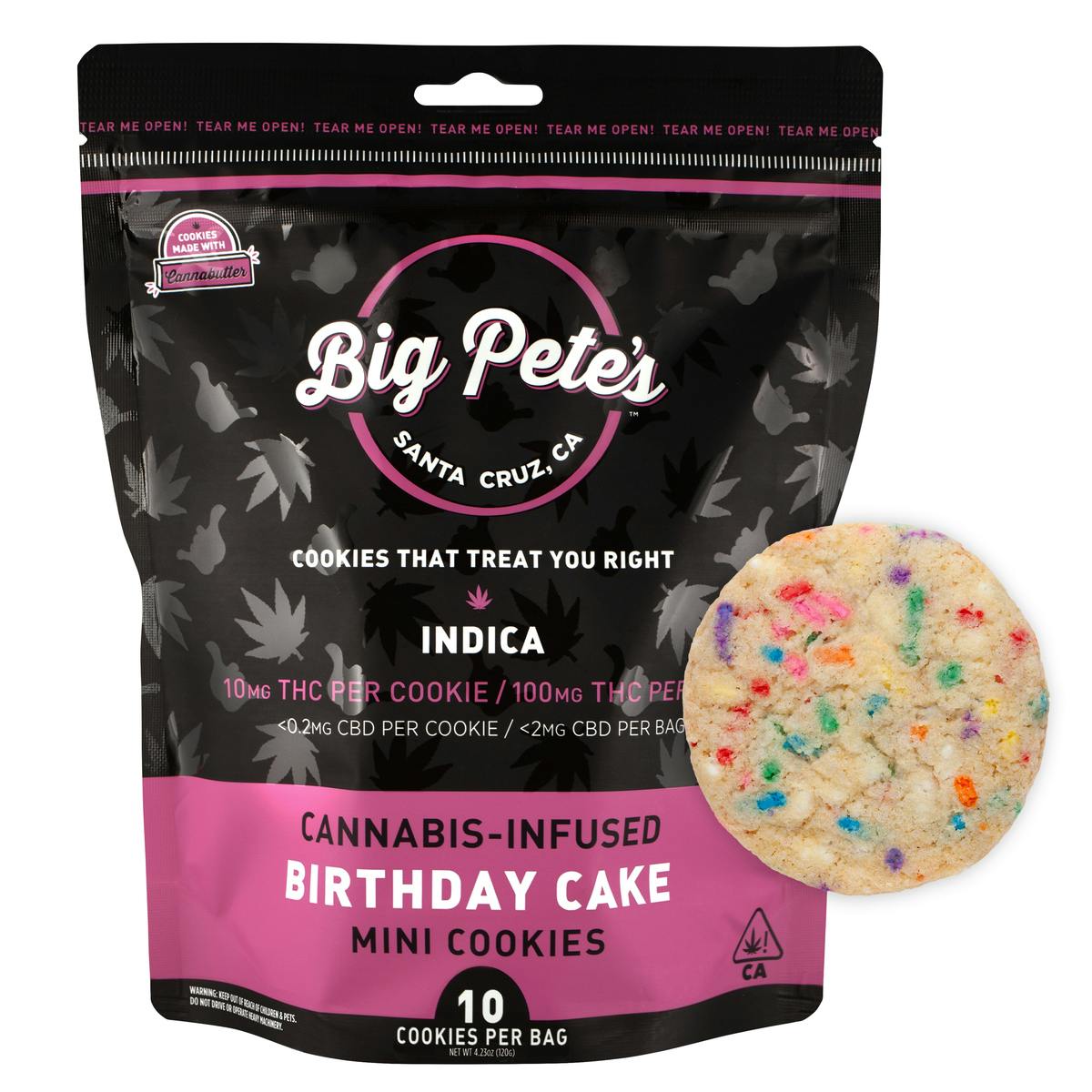 Birthday Cake Cookies 100mg Indica (10pk)