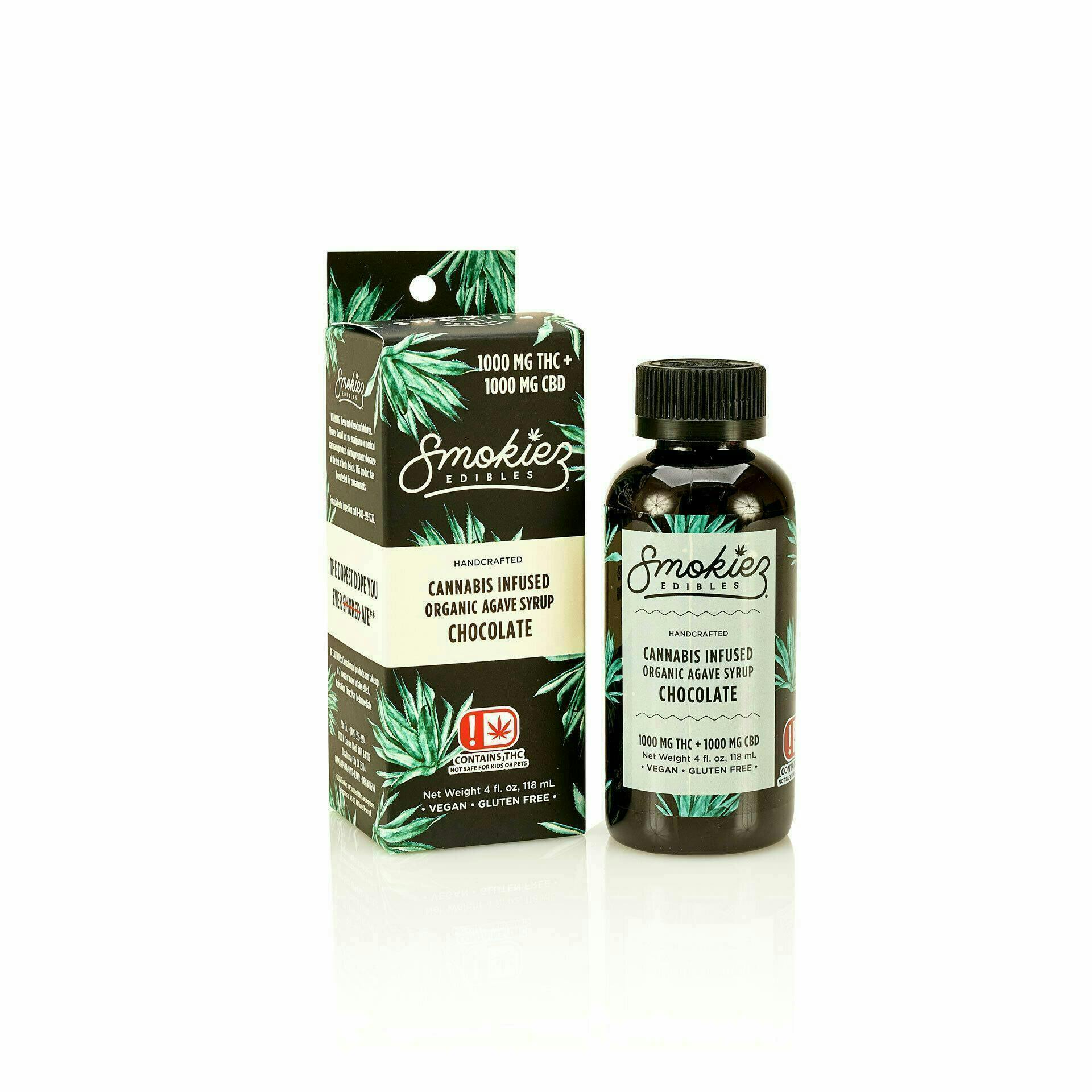 Chocolate Agave Syrup 1:1 THC:CBD | 1000mg