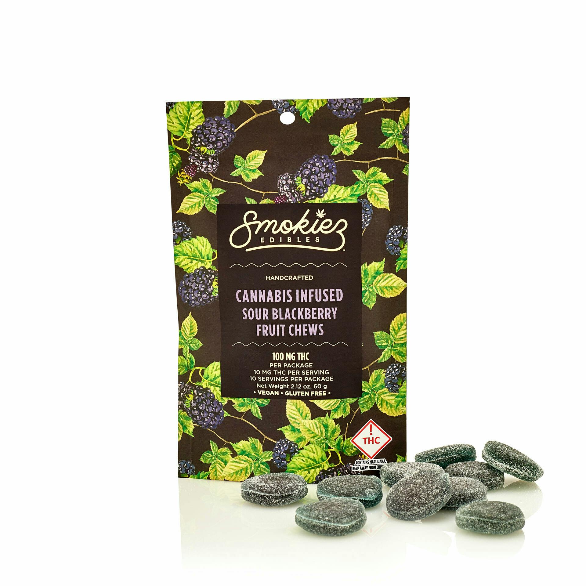 Smokiez Edibles — Sour Blackberry Fruit Chews, - Co