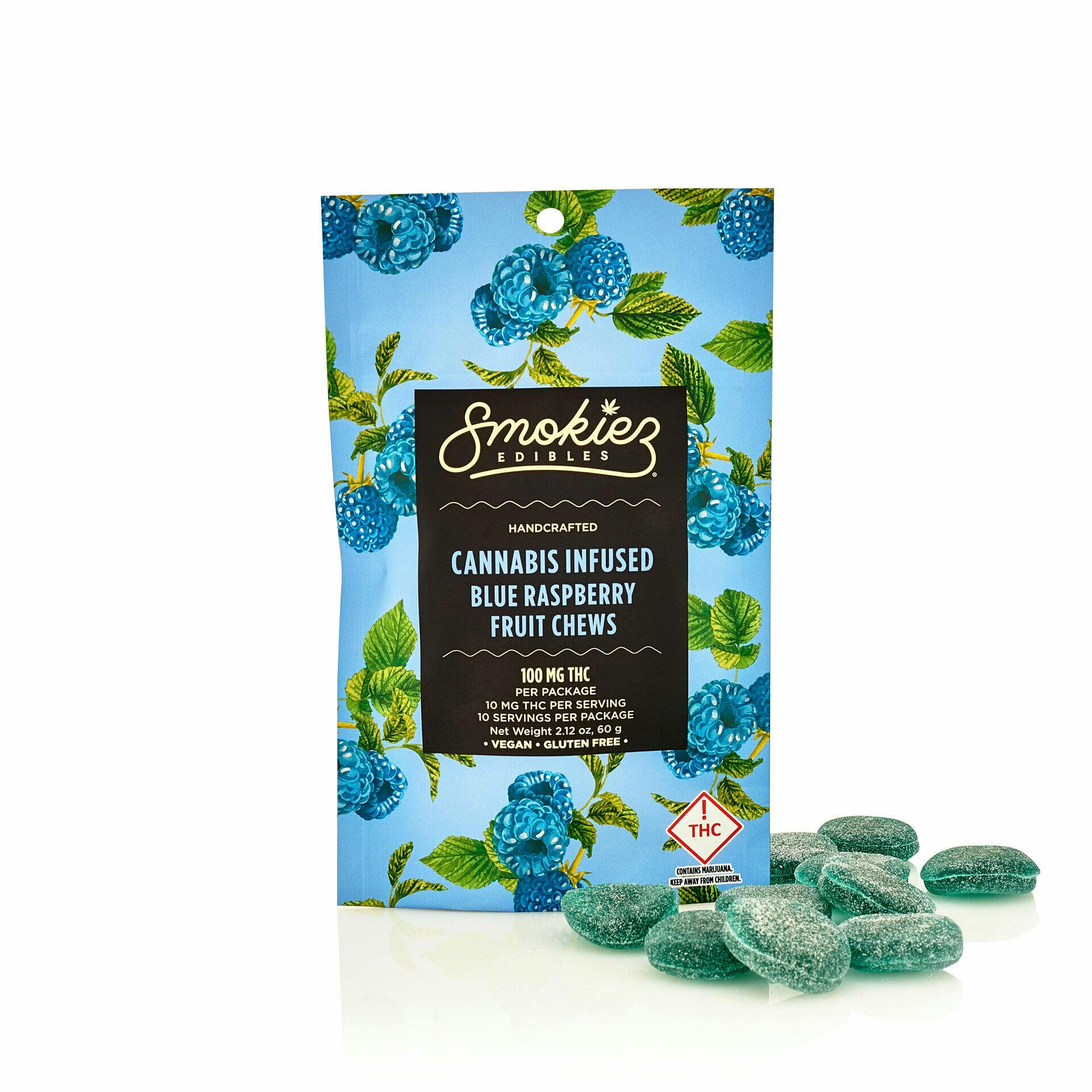 Smokiez Edibles — Blue Raspberry Fruit Chews, - Co