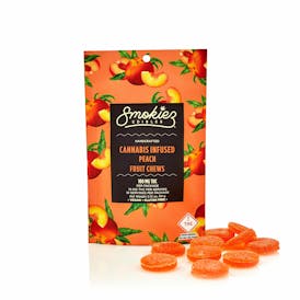 Peach Fruit Chews, 100 mg - CO