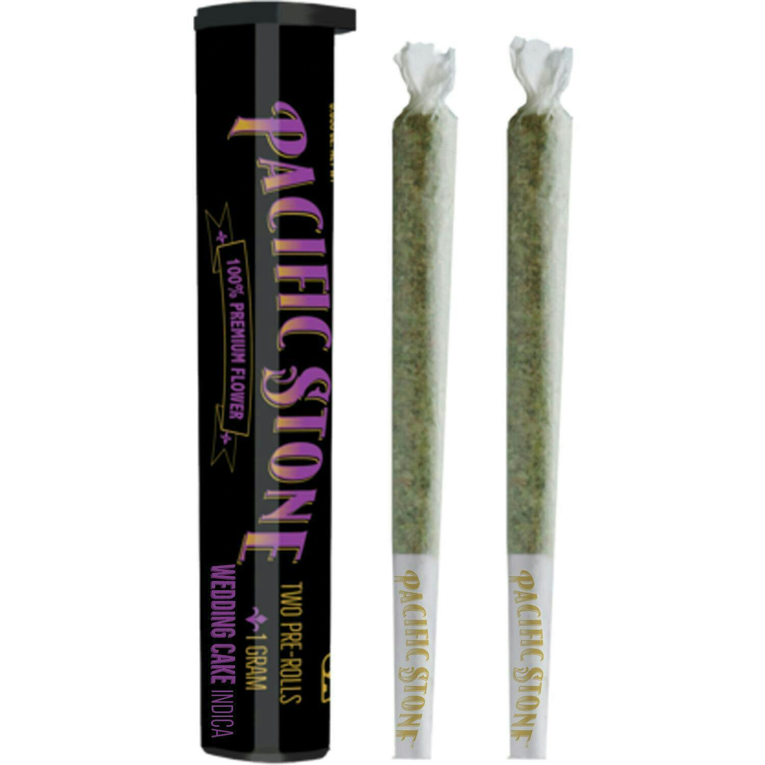 Pacific Stone | Wedding Cake | Pre-Rolls | 0.5g each | 2pk