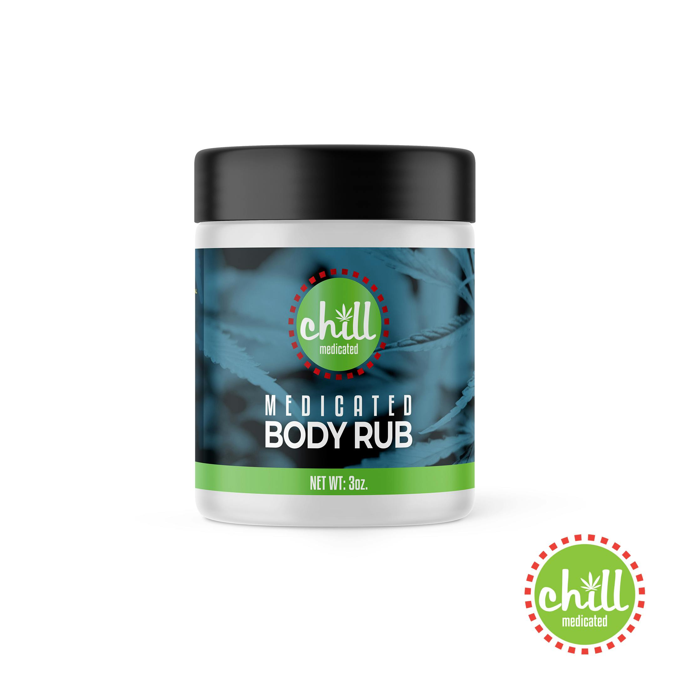 200mg THC : 200mg CBD | 1:1 Body Rub | Chill Medicated | MED