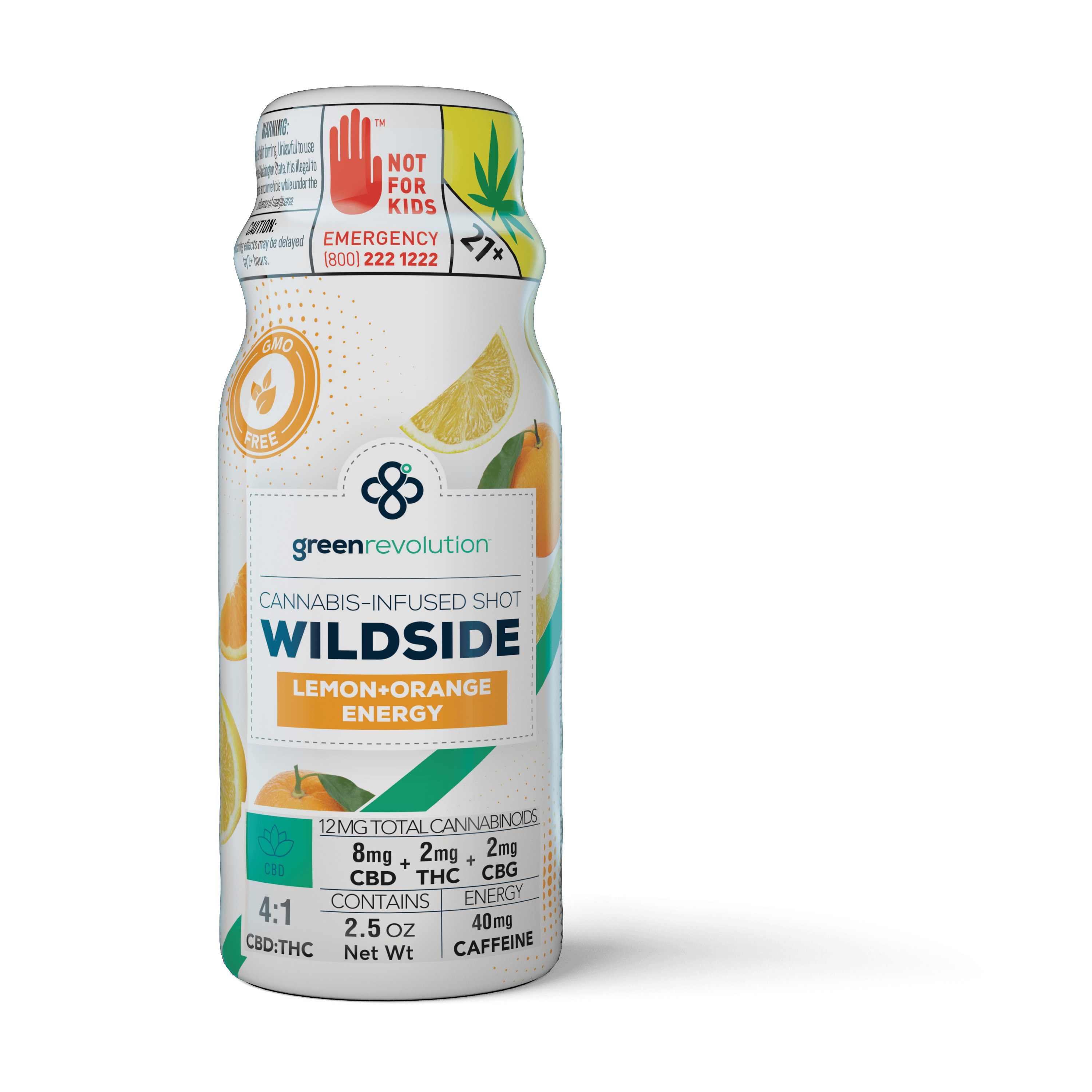 Wild Side Shot Lemon + Orange ENERGY (WA)