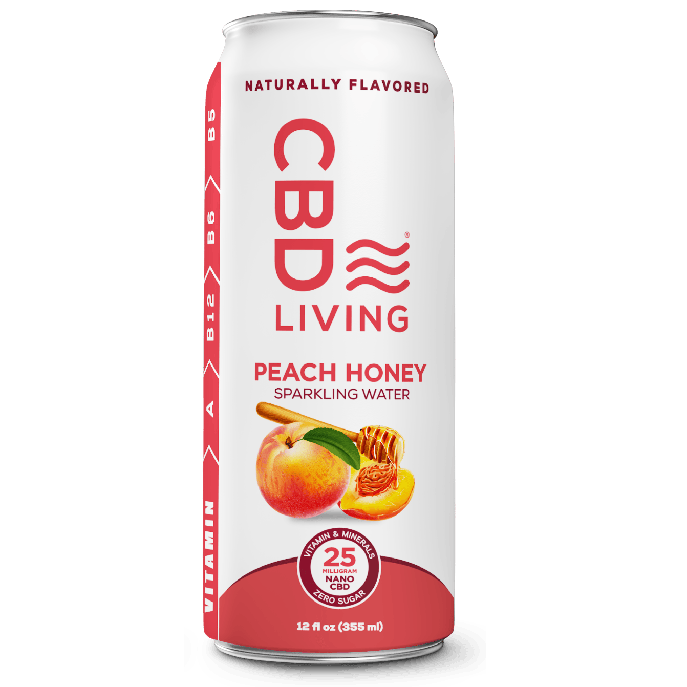 CBD Sparkling Water - Peach Honey