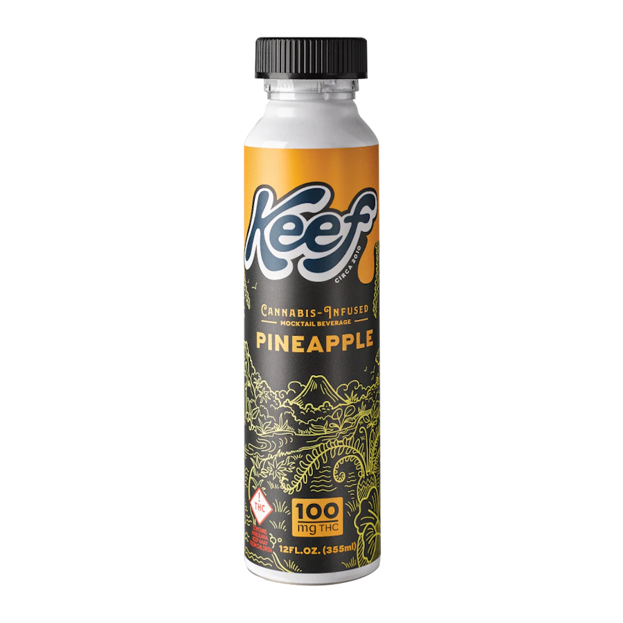 Keef Mocktail Pineapple - 100mg — non-carbonated listed on the Herbs 4 You menu