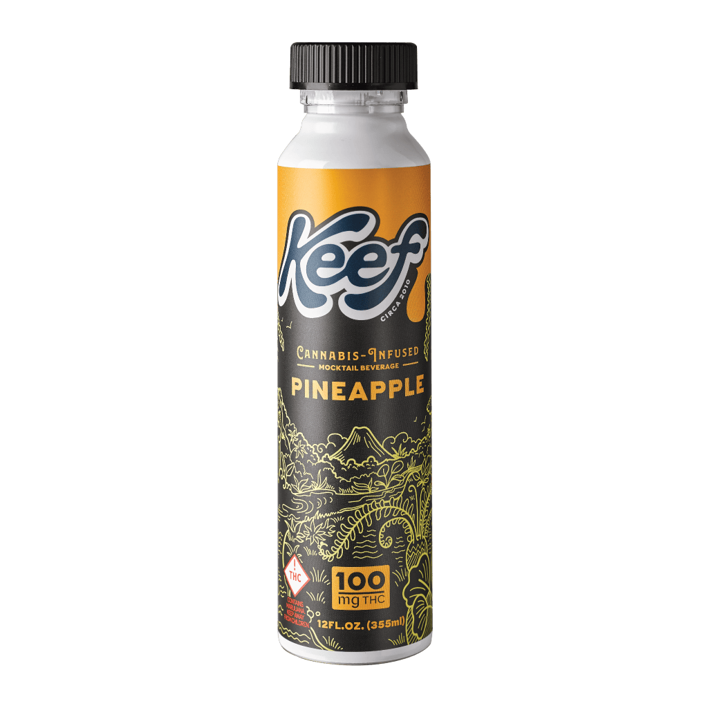 Keef Mocktail Pineapple | Non-carbonated | 100mg | 12fl oz
