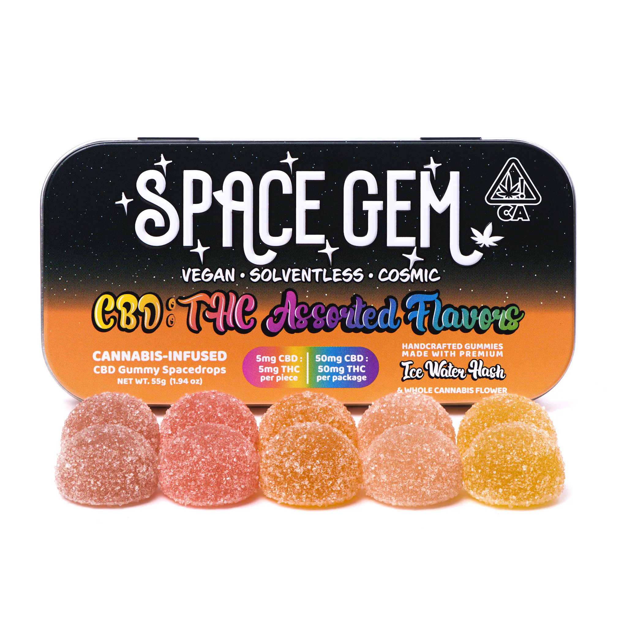 Space Gem - Space Gem - CBD 1:1 SpaceDrops [10pk] (50mg CBD/50mg THC) Main Image