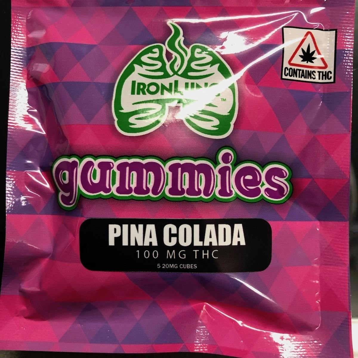 Pina Colada Gummies 100mg Iron Lung (Medical)