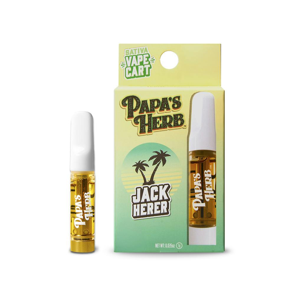 Jack Herer (1g) Vape Cartridge - Papa's Herb