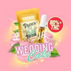 Papa's Herb - Papa's Herb | Wedding Cake 1g (Hybrid) - 510 Vape Cartridge