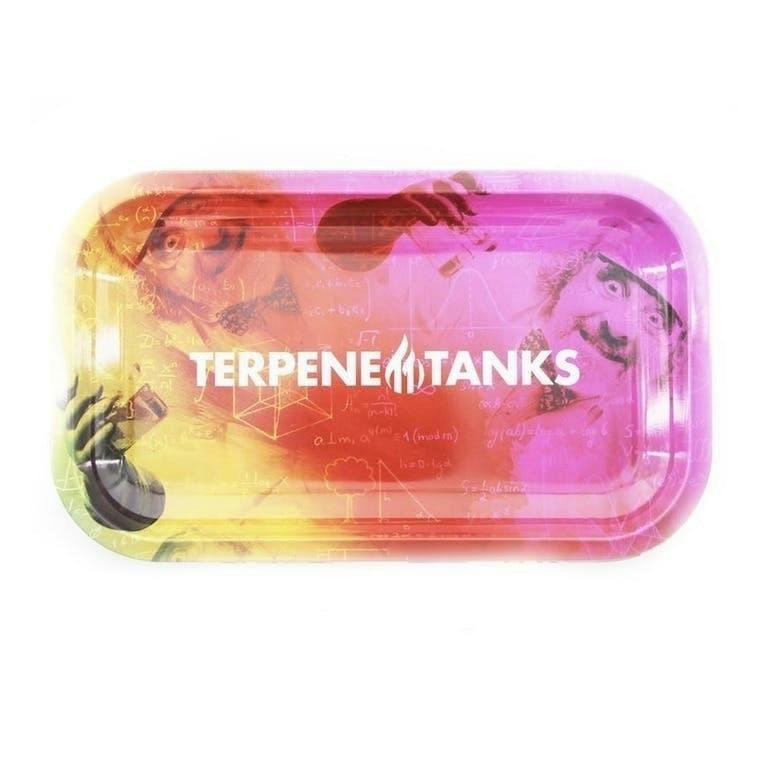Terpene Tanks Pink Rolling Tray