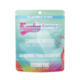 Kushy Punch Jab Jab Hook Passion Fruit Gummy 200mg