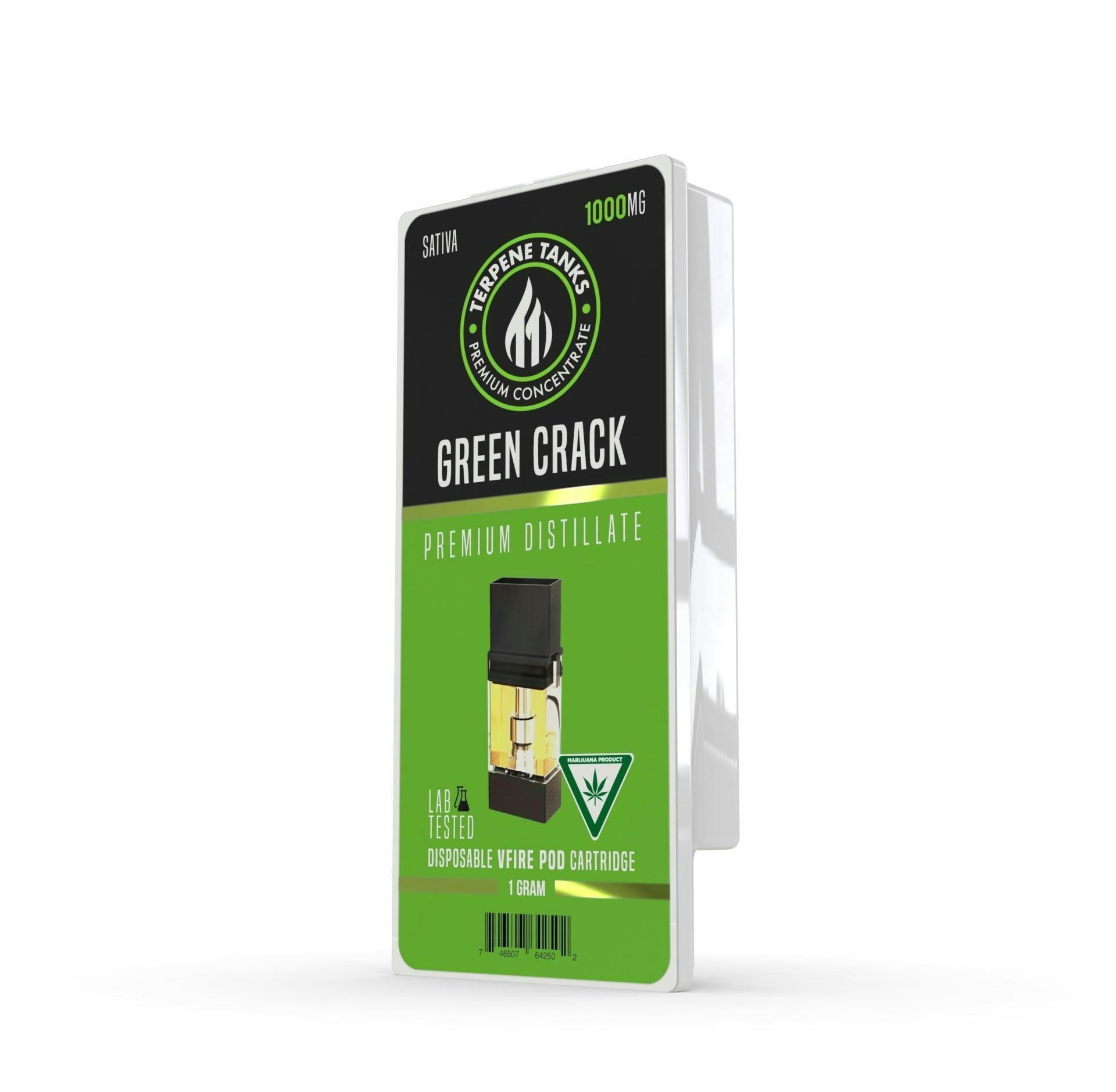 Terpene Tanks Green Crack V-Fire Pod 1g - Terpene Tanks