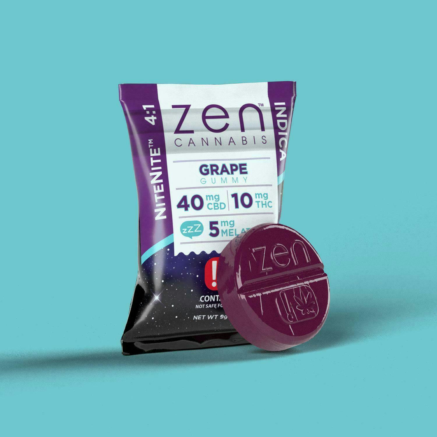 ZEN 4:1 Indica — Grape - With Melatonin