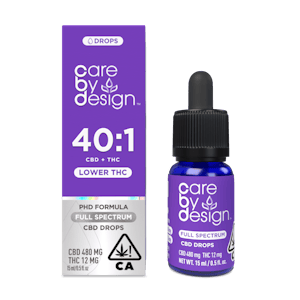 CARE BY DESIGN - 40:1 CBD/THC - Tincture - 492mg - 15ml