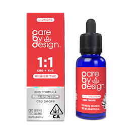 Care By Design | 1:1 Full Spectrum CBD Drops 30ml