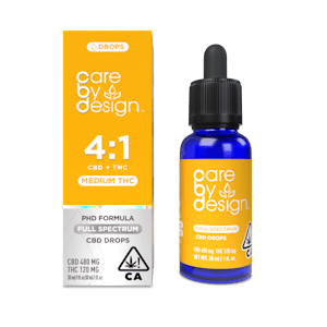 CARE BY DESIGN - 4:1 CBD/THC - Tincture - 600mg - 30ml