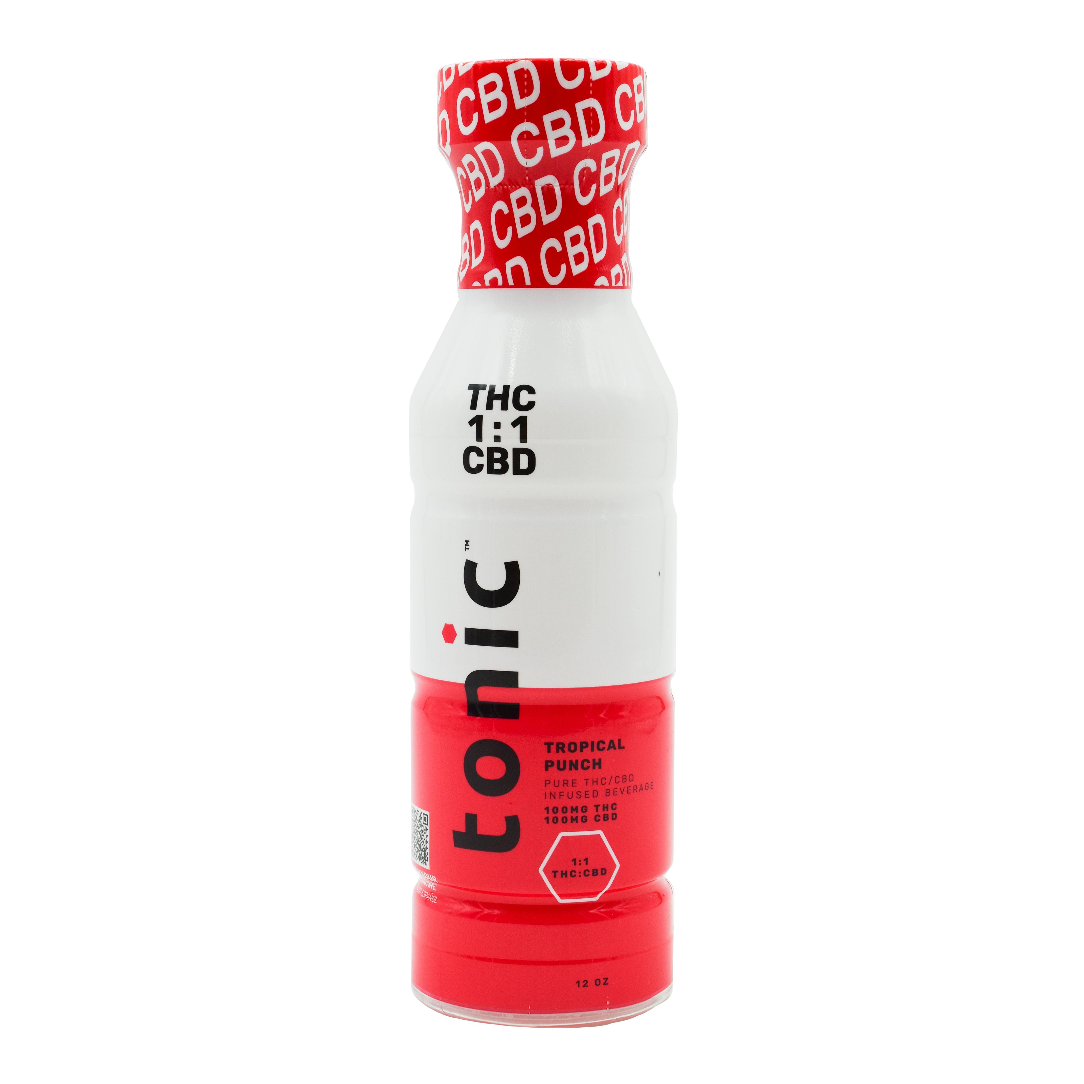 Tonic | Tropical Punch 1:1 | Non-carbonated | 100mg | 12 fl oz