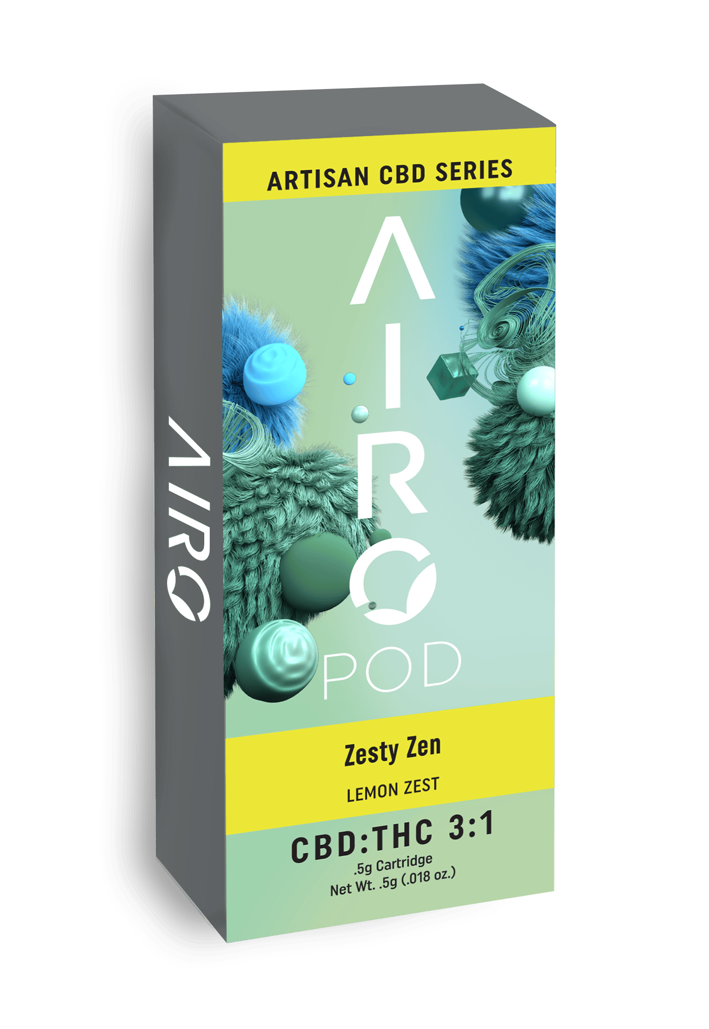 Zesty Zen (CBD:THC 3:1) | AiroPod - Artisan CBD Series| 0.5g Pod by Airo Brands