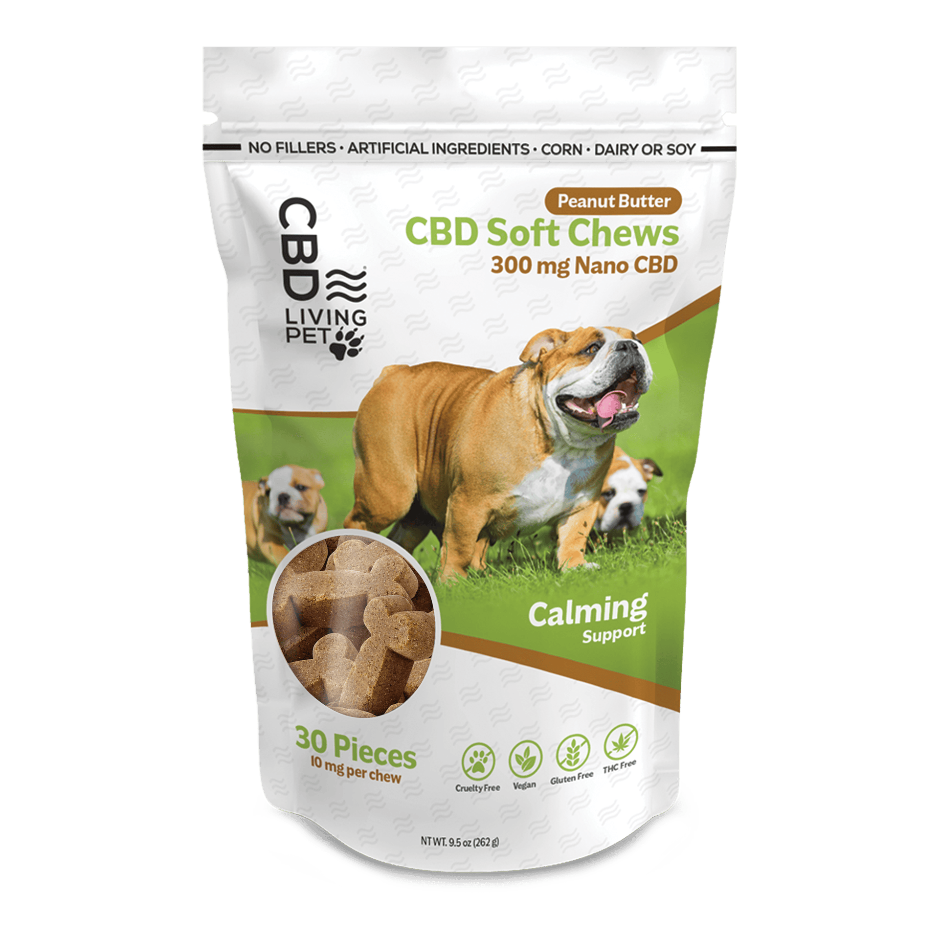 CBD Dog Soft: Chews Calming Peanut Butter