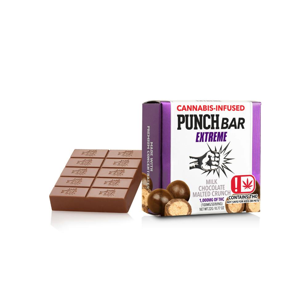 PUNCH EDIBLES & EXTRACTS — Milk Malted Crunch Extreme Punchbar 1