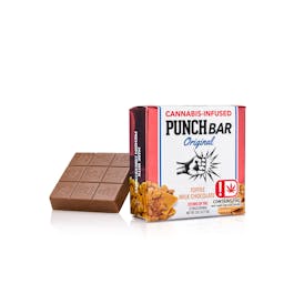 Milk Chocolate Toffee PunchBar 225mg (OK)