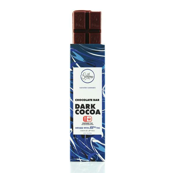 Sublime Chocolate Bar Dark Cocoa (100mg THC)